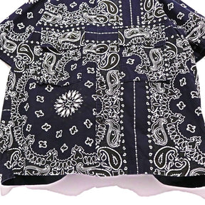 sacai 23SS | Bandana Print Shirt "Navy" (23-03153M)