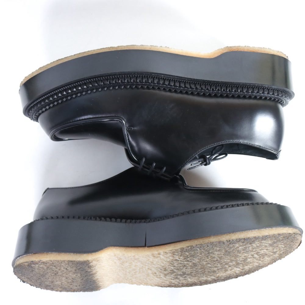 UNDERCOVER x ADIEU PARIS 20SS | Polished Leather Creeper Shoes "Black" (UCY4F03)