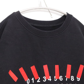 Maison Margiela 21SS | Tape Logo Print Sweatshirt "Black" (S30GU0149 S25503)