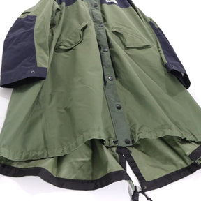 THE NORTH FACE × sacai 17AW | Long Coat "OLIVE DRAB" (NPW671SA)