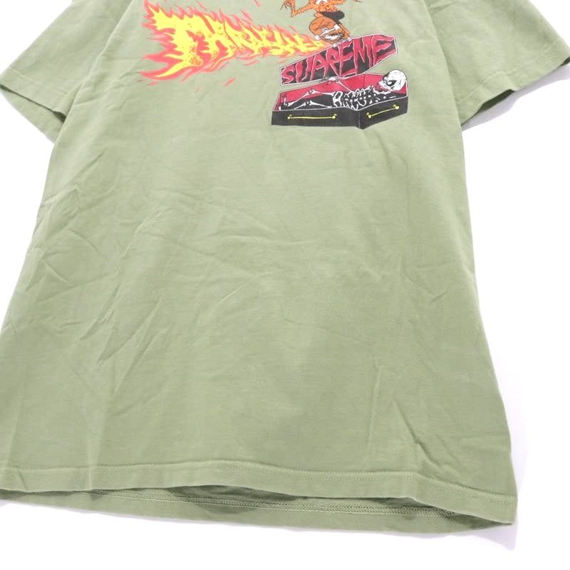 Supreme 24AW | Thrasher Game Tee "Green"