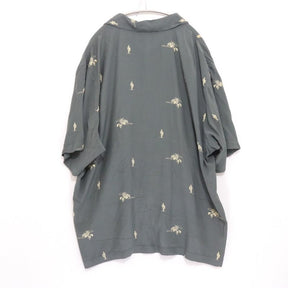 TOWN 25SS | COWBOY Open Collar Shirt "Dark Green" (25SS-SNTN-01)