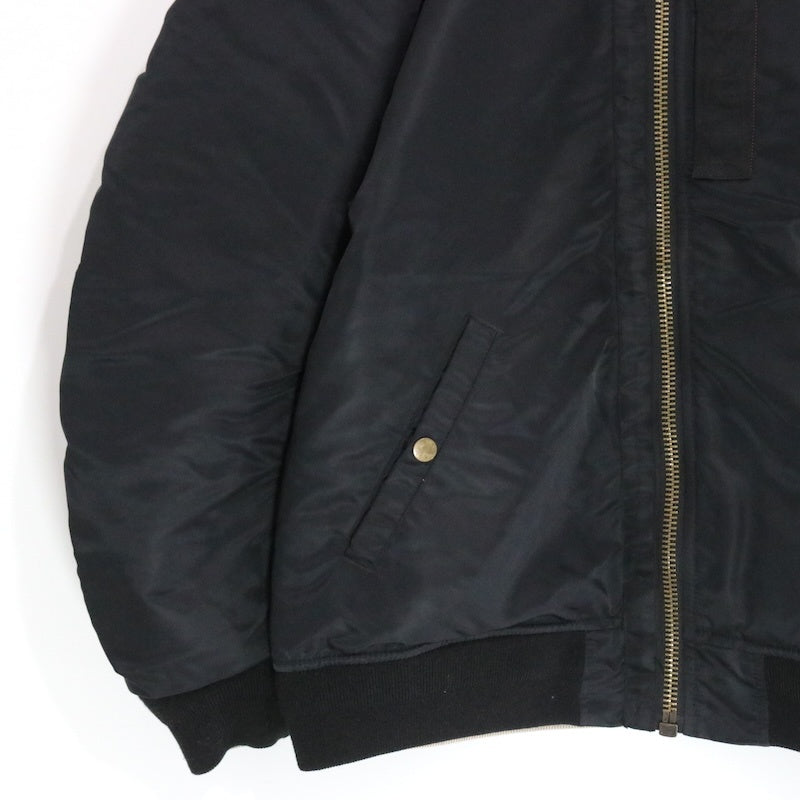 CLANE FRAGMENT 16AW | REVERSIBLE MA-1 "Black" (11104-0411)