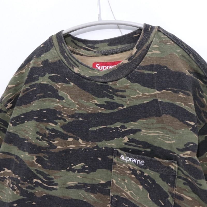 Supreme 24SS | S/S Pocket Tee "Tiger Camo"