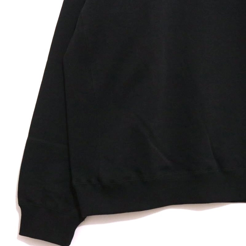 Anchor Inc. 25SS | Crewneck Sweatshirt "Black / Back Print"