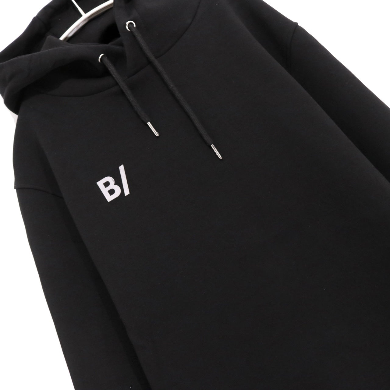 B/ | Zip Side Bonding Sweat Hoodie "Black"