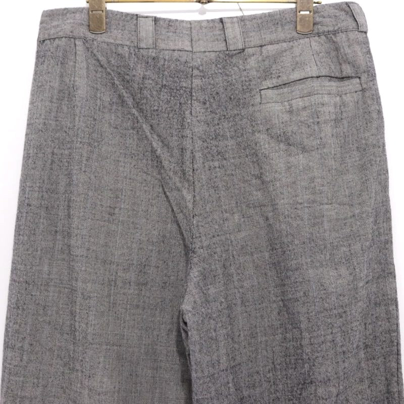 EURO VINTAGE 70s-80s | Bespoke 3Tuck Trousers "OPTIZip / Gray"