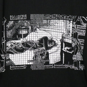 C.E(シーイー) "Connector Electrical" Graphic Tee