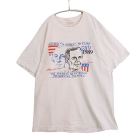 80s FRUIT OF THE LOOM フルーツオブザルーム GEORGE TO GEORGE 200 YEARS USA製 シングルステッチ