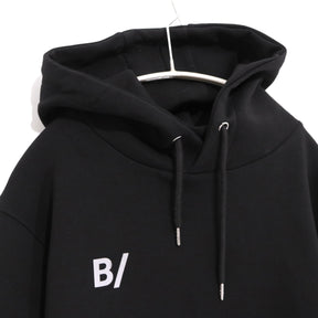 B/ | Zip Side Bonding Sweat Hoodie "Black"