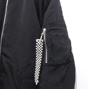 SOPHNET. 25AW | Flight Jacket "Black/Kvadrat Sisu" (SPNT-252007)