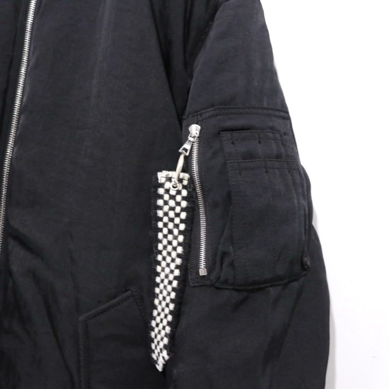 SOPHNET. 25AW | Flight Jacket "Black/Kvadrat Sisu" (SPNT-252007)