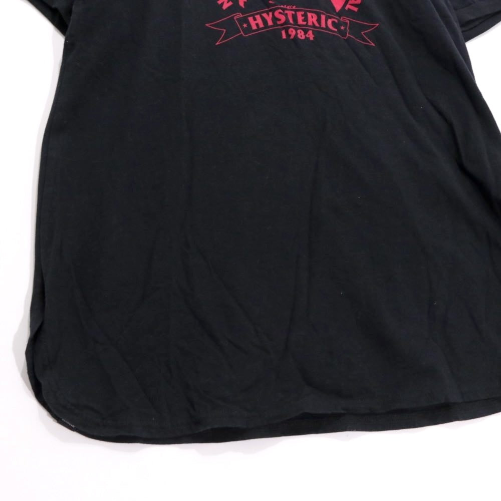 HYSTERIC GLAMOUR 20SS | "NEW YORK CITY LADIES CLUB" T-Shirt "Black" (01201CO06)
