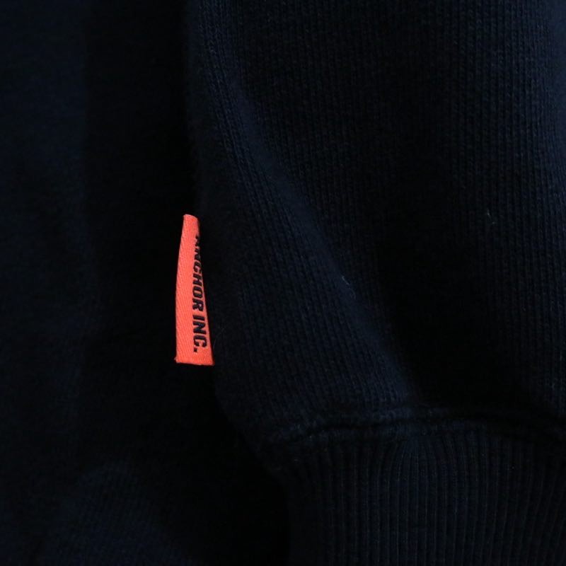 Anchor Inc. 25SS | Crewneck Sweatshirt "Black / Back Print"