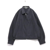 JOURNAL STANDARD 26SS | Slub Sucker Zip Jacket "Black" (26011600560010)