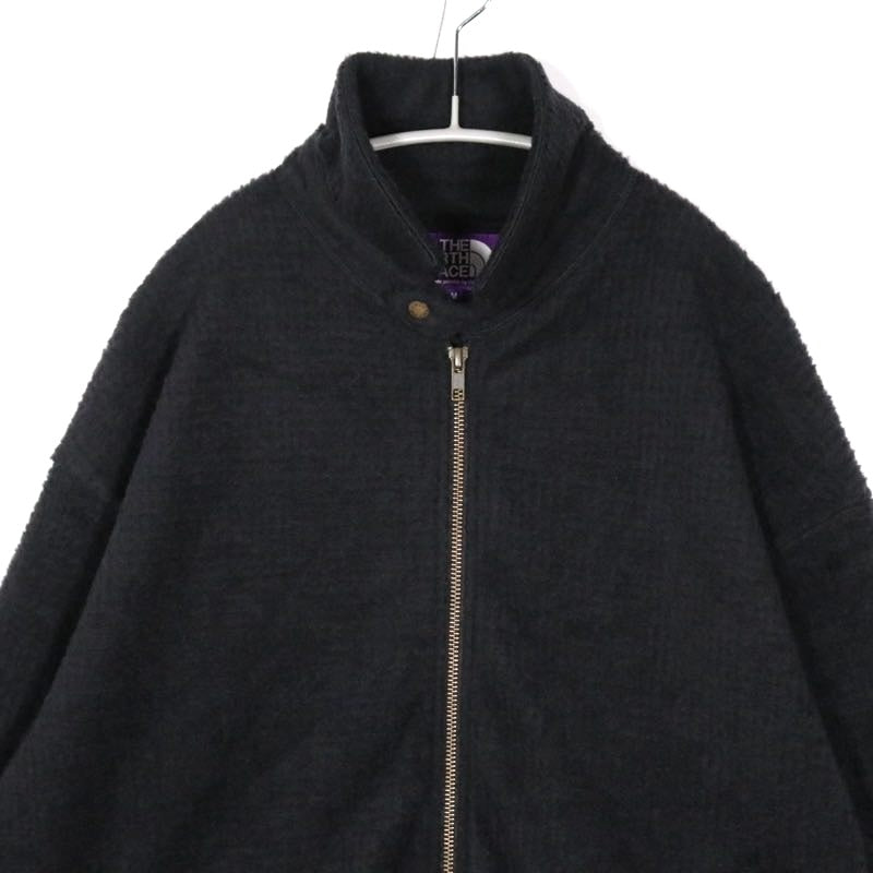 THE NORTH FACE PURPLE LABEL 25AW | POLARTEC Wool Fleece Sweater Jacket "Black" (N25FA051)