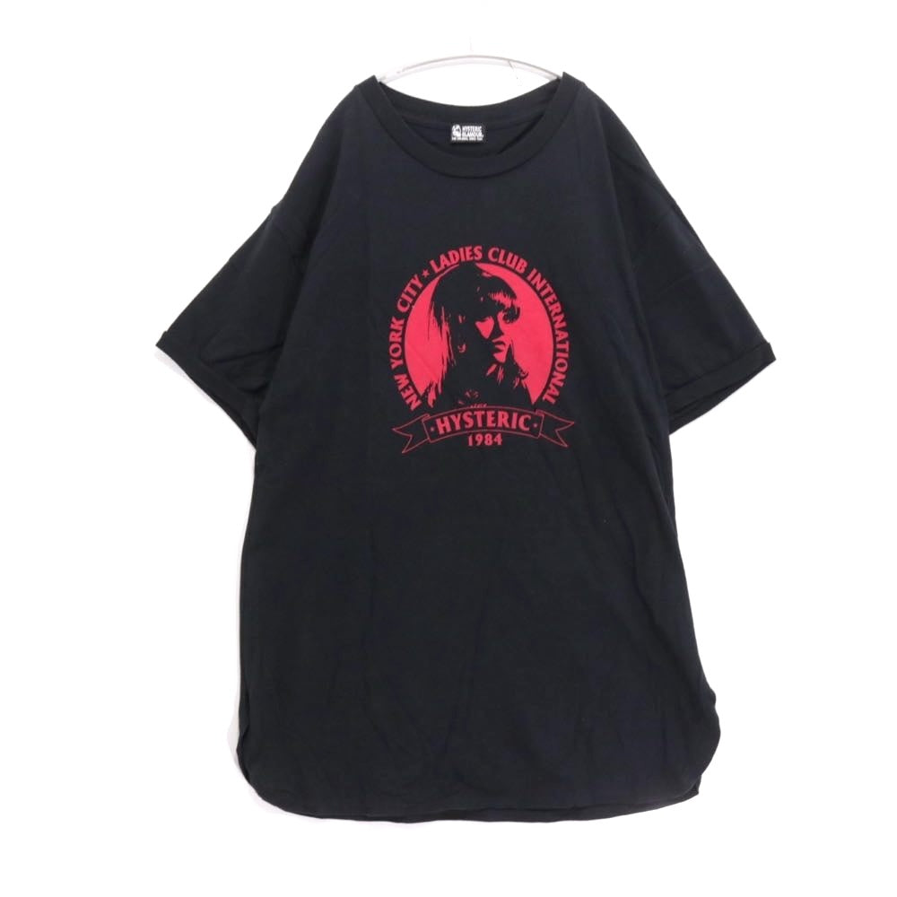 HYSTERIC GLAMOUR 20SS | "NEW YORK CITY LADIES CLUB" T-Shirt "Black" (01201CO06)