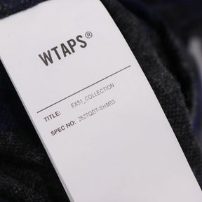 WTAPS 25AW | Check Shirt "Blue×Gray" (252TQDT-SHM03)