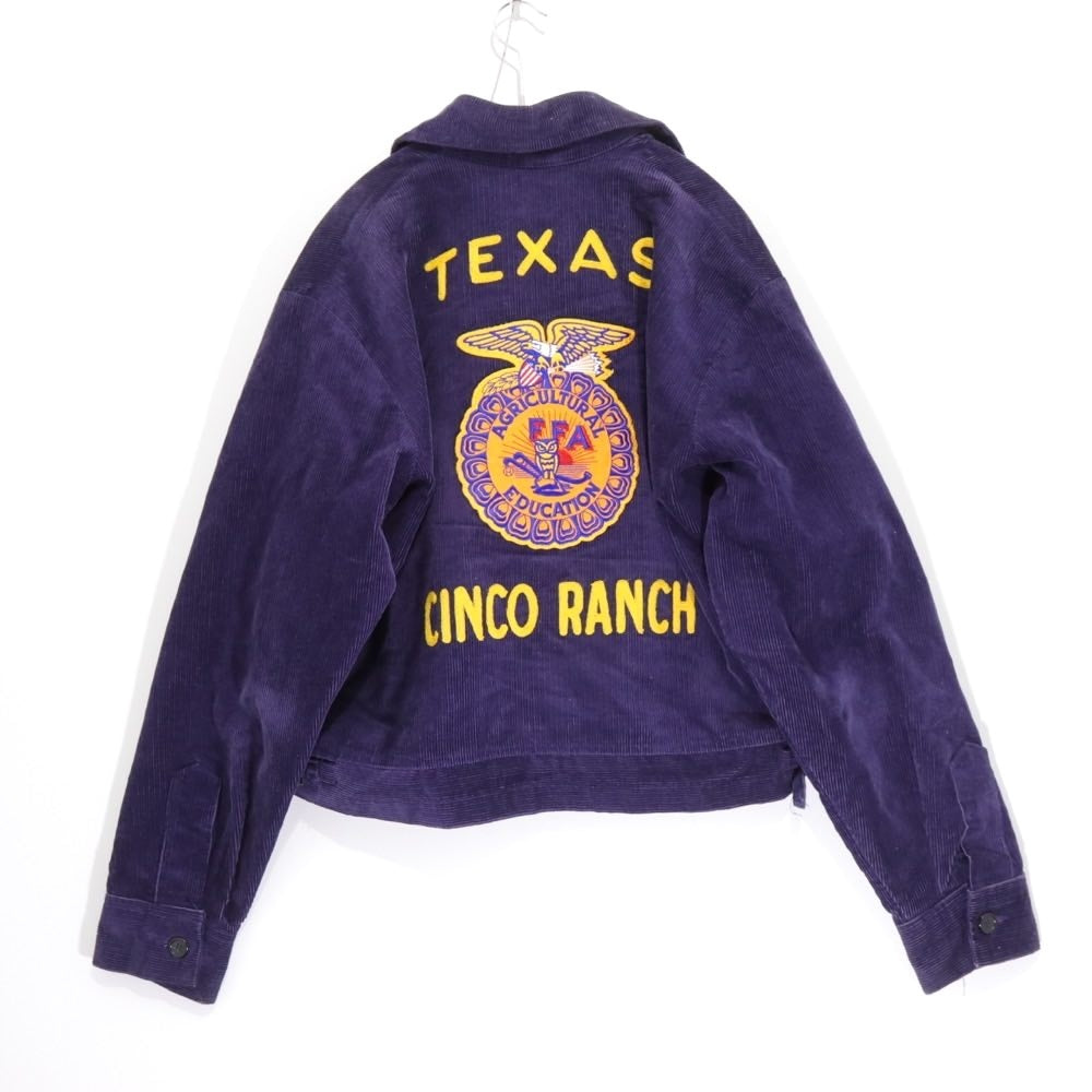 National FFA 2002-2003 | Vintage FFA Corduroy Jacket "TEXAS / CINCO RANCH" (1131)