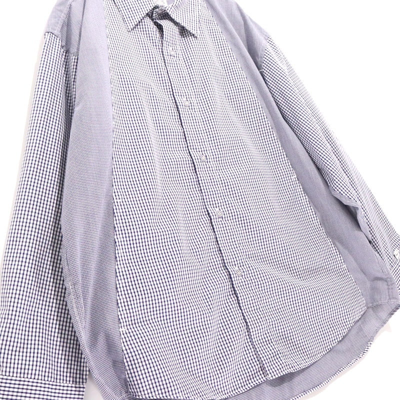 CMF OUTDOOR GARMENT 21AW | PREP L/S SHIRT CHECK "Blue/White" (CMF2102-CS03J)