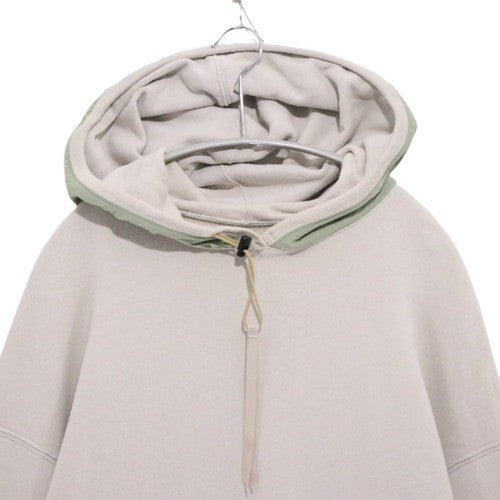 CMF OUTDOOR GARMENT 21SS | Mixed Material Sweat Hoodie "Beige" (CMF2101-J10J)