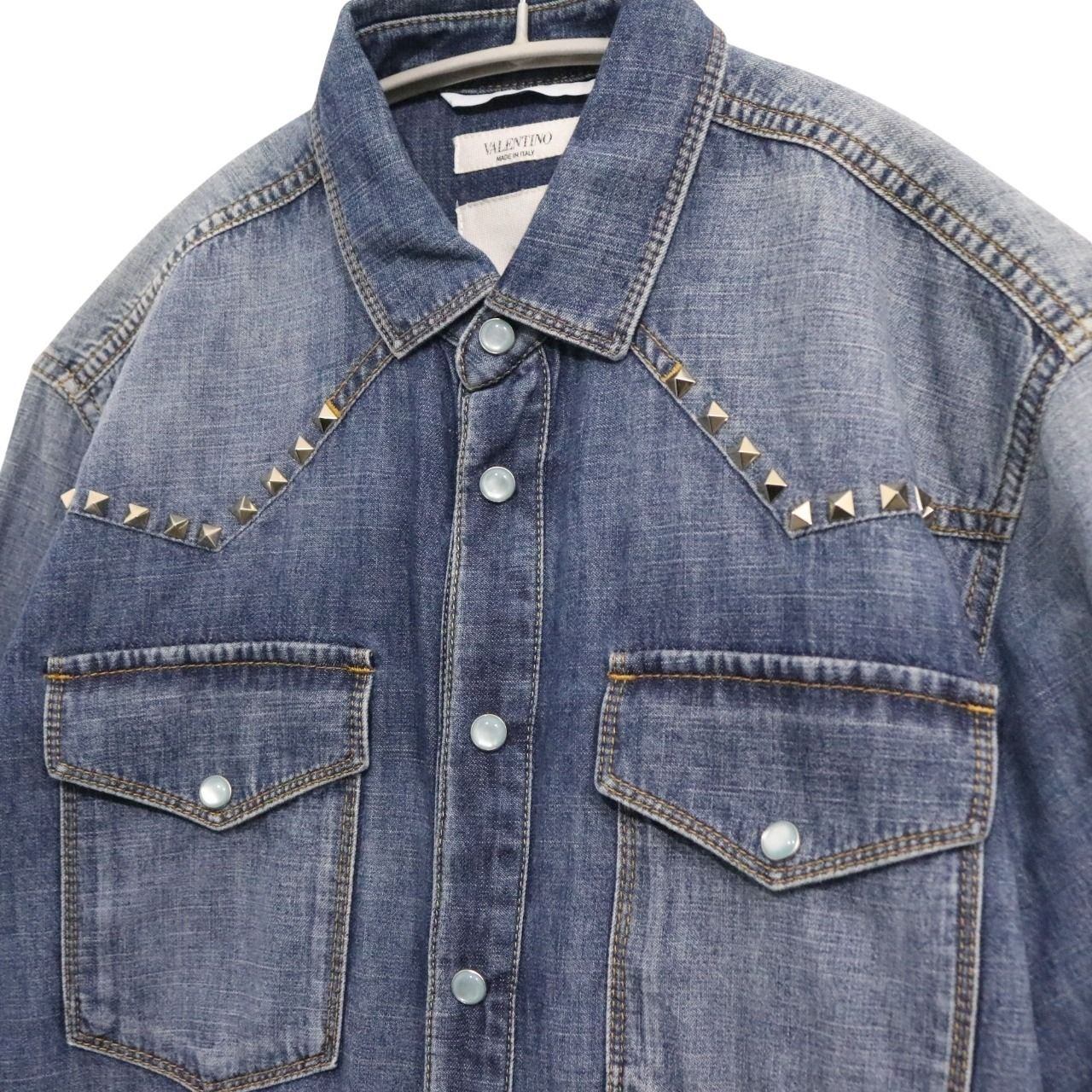 VALENTINO(ヴァレンティノ) Rockstud Denim Shirt