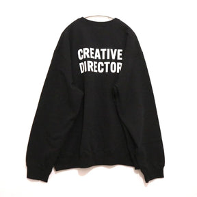 Anchor Inc. 25SS | Crewneck Sweatshirt "Black / Back Print"