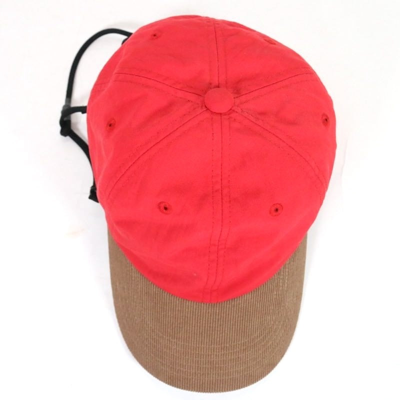 DAIWA PIER39 Tech 6panel Cap corduroy "Brown Red"(BC-34022)