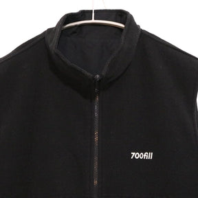 700fill | PORT AUTHORITY Reversible Vest "Black / Fleece & Nylon"