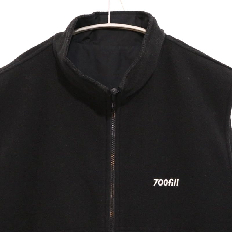 700fill | PORT AUTHORITY Reversible Vest "Black / Fleece & Nylon"