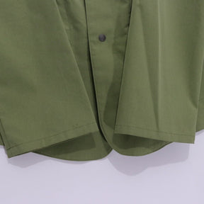 DESCENTE ddd | BASEBALL CARDIGAN "Khaki/Green" (DHURJC32)