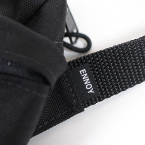 ENNOY 25SS | Waist Bag Cordura Nylon 100% "Black" (MADE IN USA)