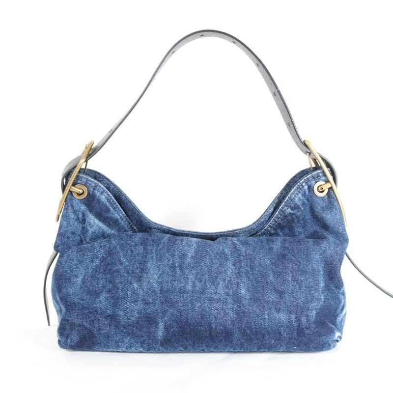 DIESEL 26SS | Denim Handbag "Washed Blue / Oval D" (X10729 P9152 H8648)
