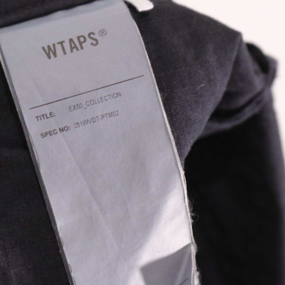 WTAPS 25SS | WTAPS MILT9602 / TROUSERS / COTTON. RIPSTOP "Black" (251WVDT-PTM02)