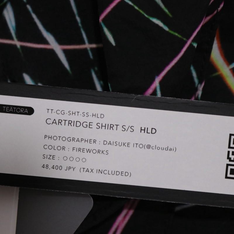 TEATORA 26SS | CARTRIDGE SHIRT S/S HLD "FIREWORKS" (TT-CG-SHT-SS-HLD)
