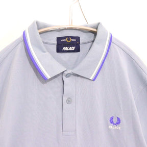 FRED PERRY x PALACE 25AW | Twin Tipped Polo Shirt "Dusty Blue"
