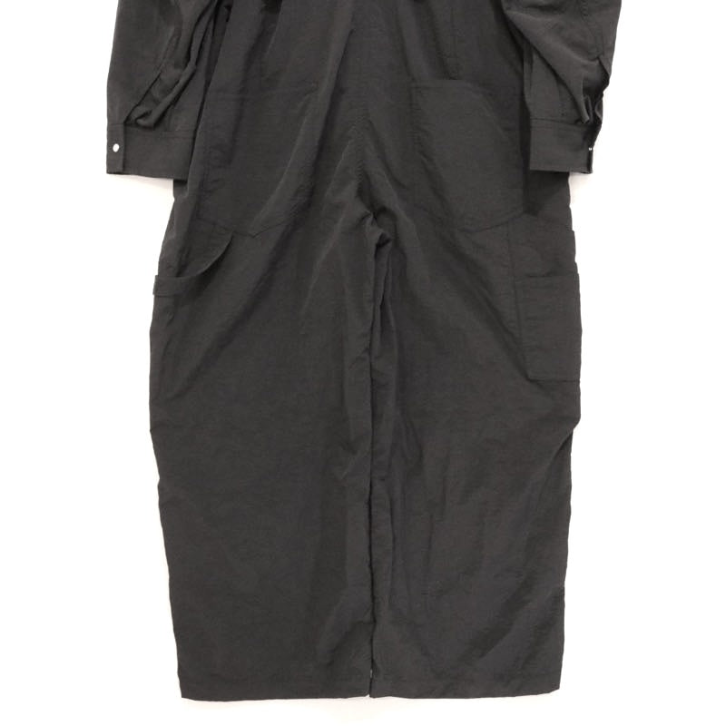 ETRE TOKYO 24SS | Belted Nylon Jumpsuit "Black" (1224530112-0)