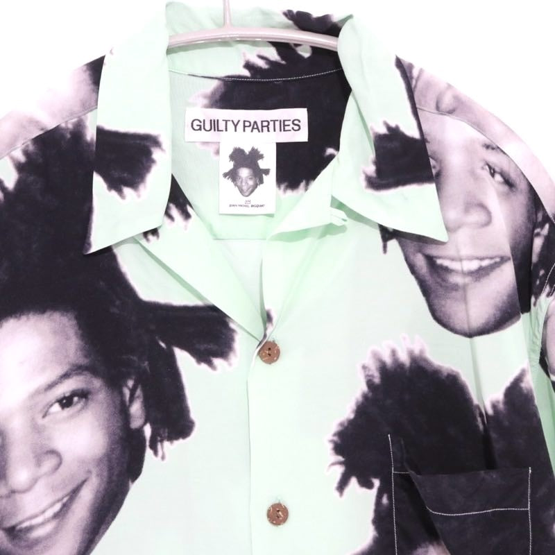 WACKO MARIA 23SS | JEAN-MICHEL BASQUIAT / S/S HAWAIIAN SHIRT (TYPE-1) "MINT"