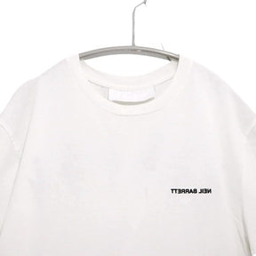 Neil Barrett | Inverted Logo T-Shirt "White" (PBJT378A G554S)