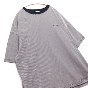 FARAH 24SS | Narrow Striped T-Shirt "Navy × White" (FR0401-M3003)