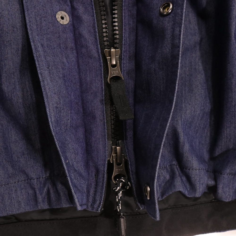 THE NORTH FACE Mountain Light Denim Jacket "Nylon Indigo/Black Denim" (NP12032)
