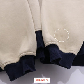 Evisen Skateboards | Logo Half-Zip Sweatshirt "Beige"
