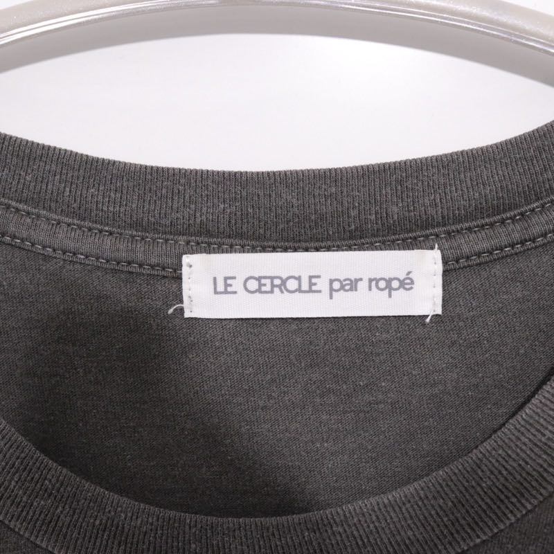 LE CERCLE par ropé | Back Photo Long Sleeve T-Shirt"Black"(LMM14010)