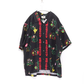 Eanbe × TUITAC | 徘徊猿 Aloha Shirt "Black"
