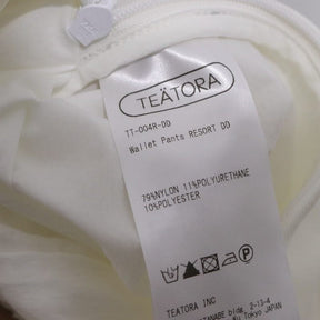 TEATORA | WALLET PANTS RESORT - DUAL DIVISOR "White" (TT-004R-DD)