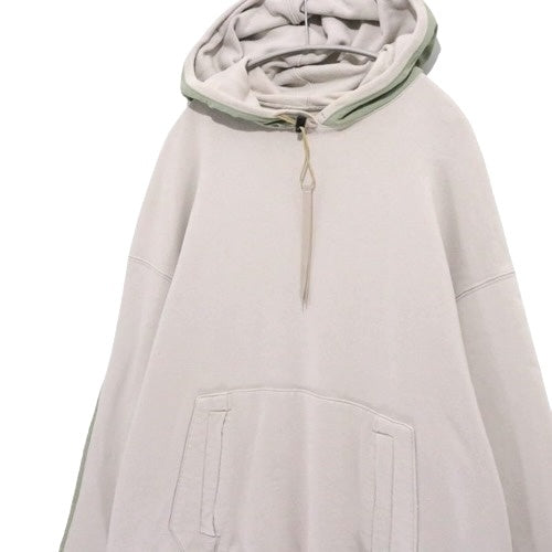 CMF OUTDOOR GARMENT 21SS | Mixed Material Sweat Hoodie "Beige" (CMF2101-J10J)