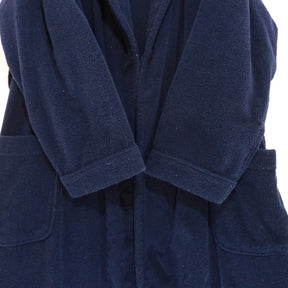 RALPH LAUREN | Cotton Bathrobe Gown "Navy"