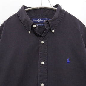 Polo Ralph Lauren 90s-00s | L/S Button-Down Shirt "Black"