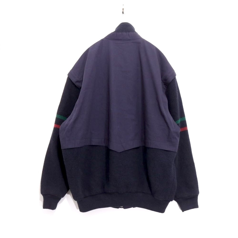 JUPITER style by SPORT DRESS 80s 90s | 2WAY Convertible Zip-Up Jacket "Navy"