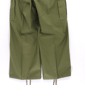 sacai × WTAPS 25SS | Cotton Back Satin Pants "Khaki" (25-03695M)